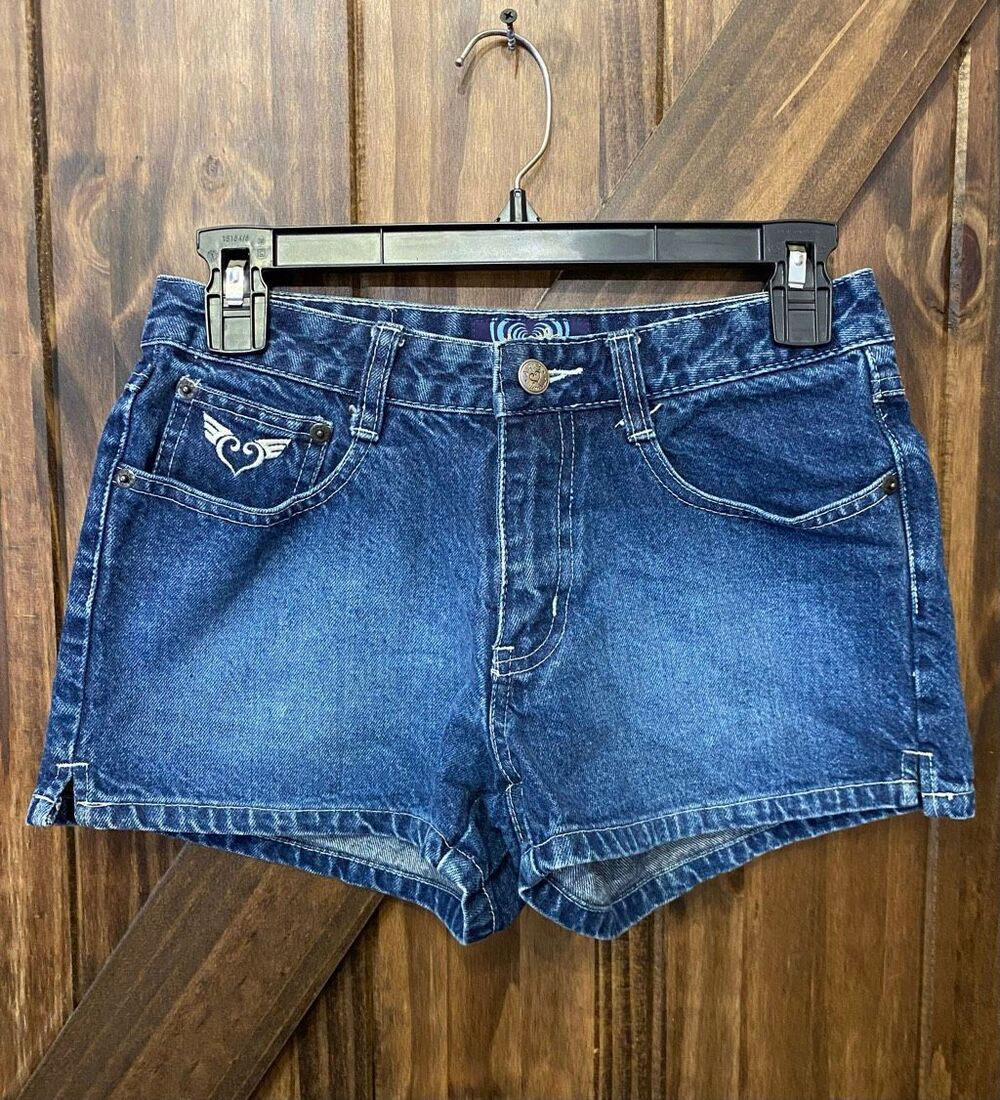 Angels Y2K Junior Womens Jean Shorts Sz 5
